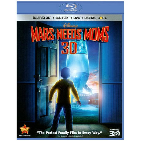 Mars Needs Moms 3D & DVD